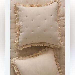 Anthropologie Rivulets Shams, Set of 4 | AnthroHome